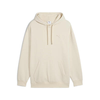 Essentials elevated uniseks hoodie puma alpine snow white