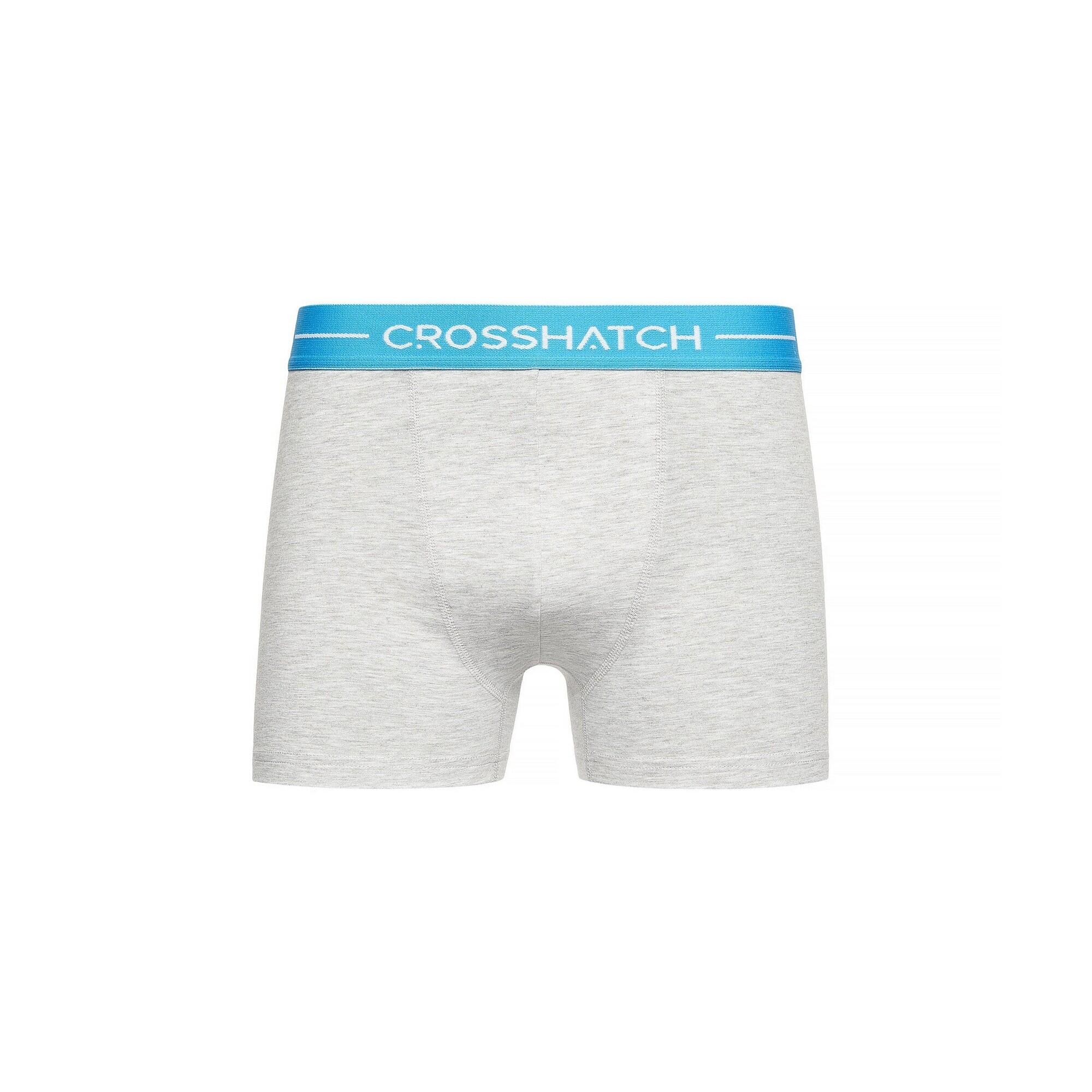Boxer Uomo Misura Confezione 12 Crosshatch Astral Grigio Di Marna 3/6