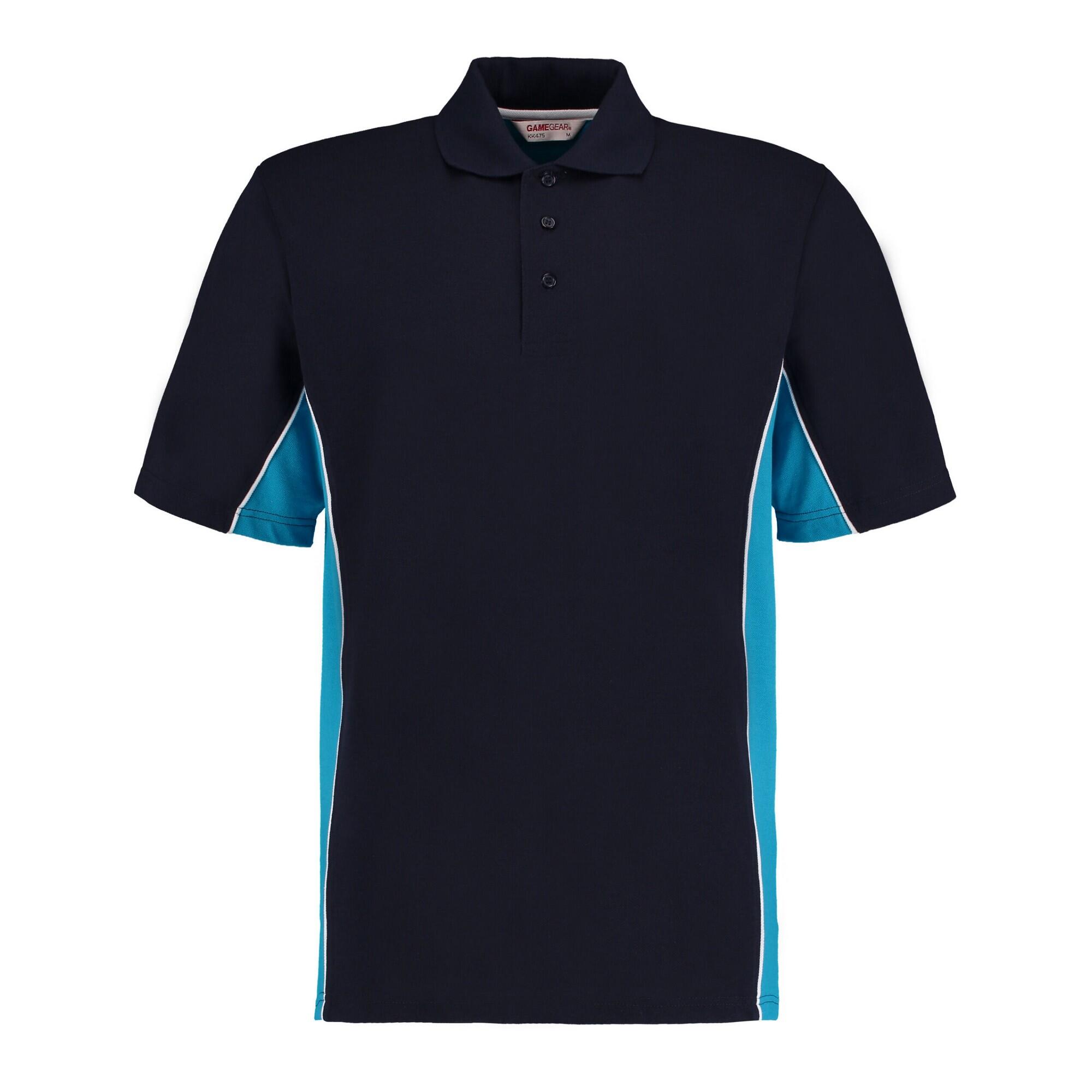 navy blue / turquoise