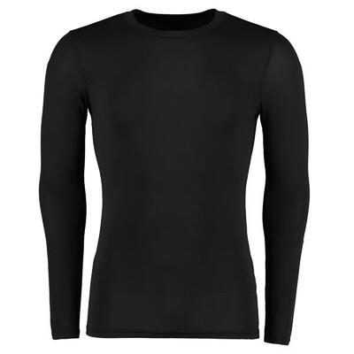 ® heren warmtex® basislaag met lange mouwen / herensportkleding (zwart)