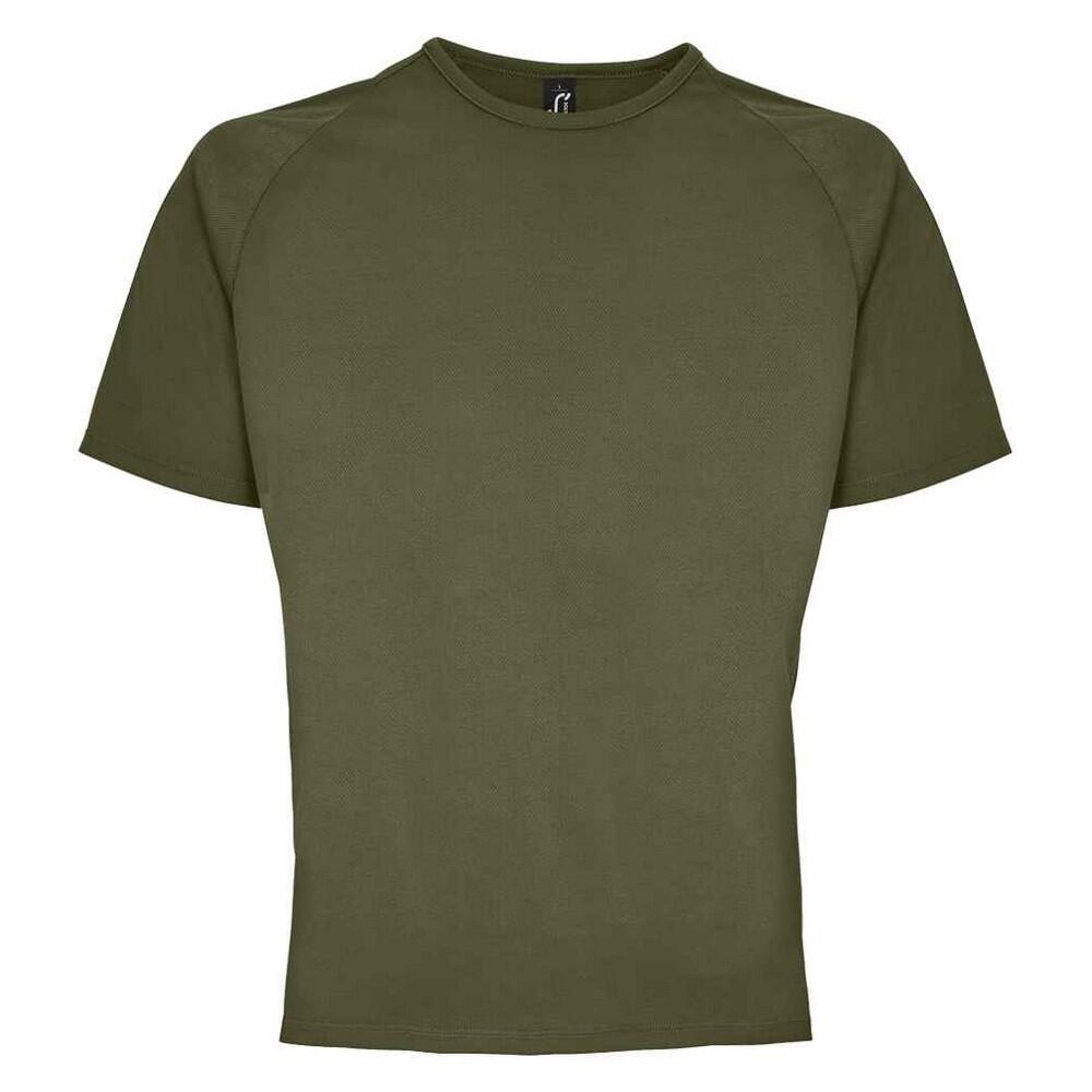 SOL'S Mens Sporty Short Sleeve Performance TShirt (Army)