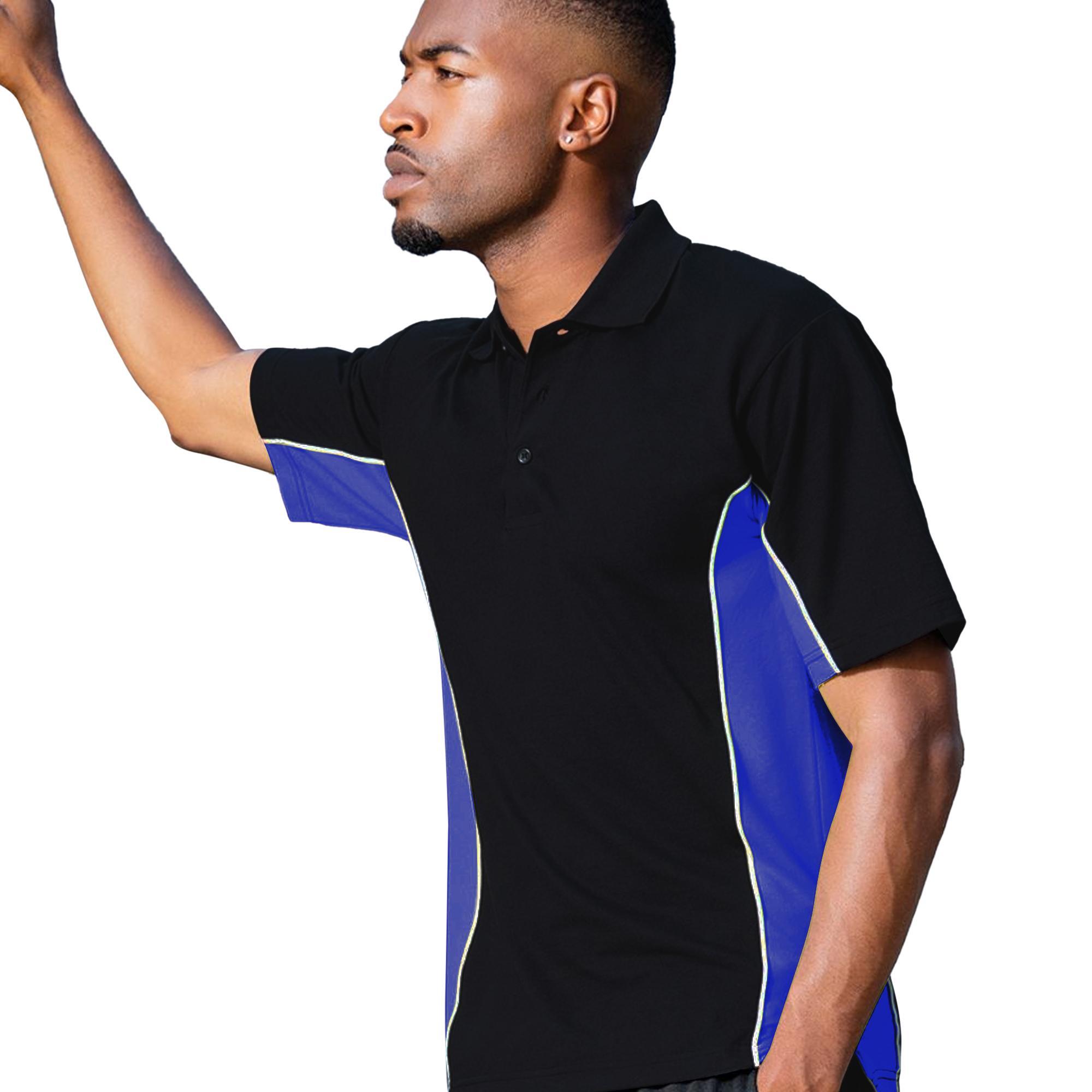 Pique Pique Camisa Polo de manga curta (Preto/leal/branco) 2/3