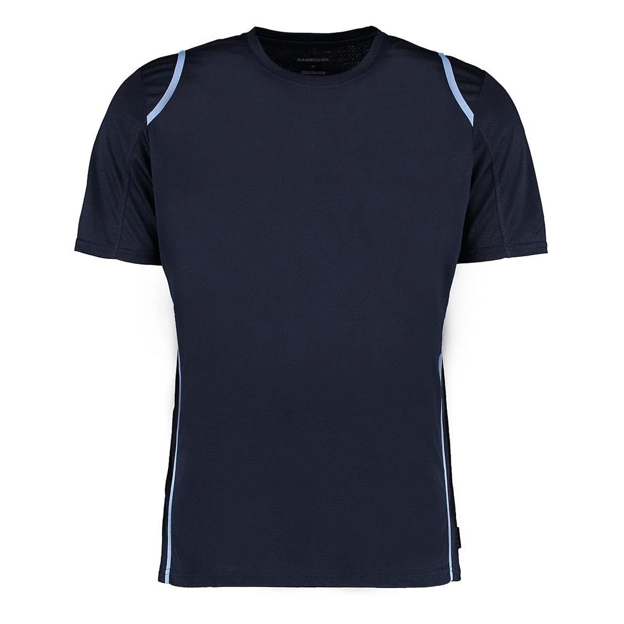 Cooltex Calções Sleeved T-Shirt / Moda esportiva masculina Azul Marinho/Azul