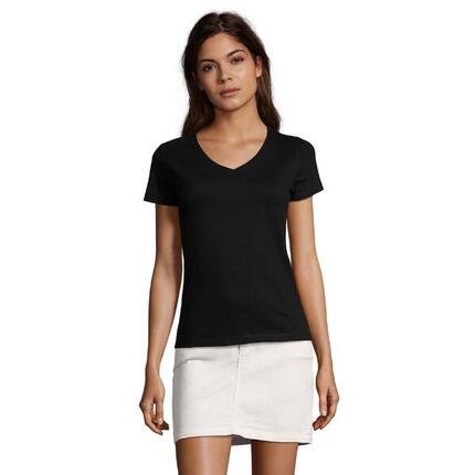 Dames Imperial V Hals Tshirt (Wit)