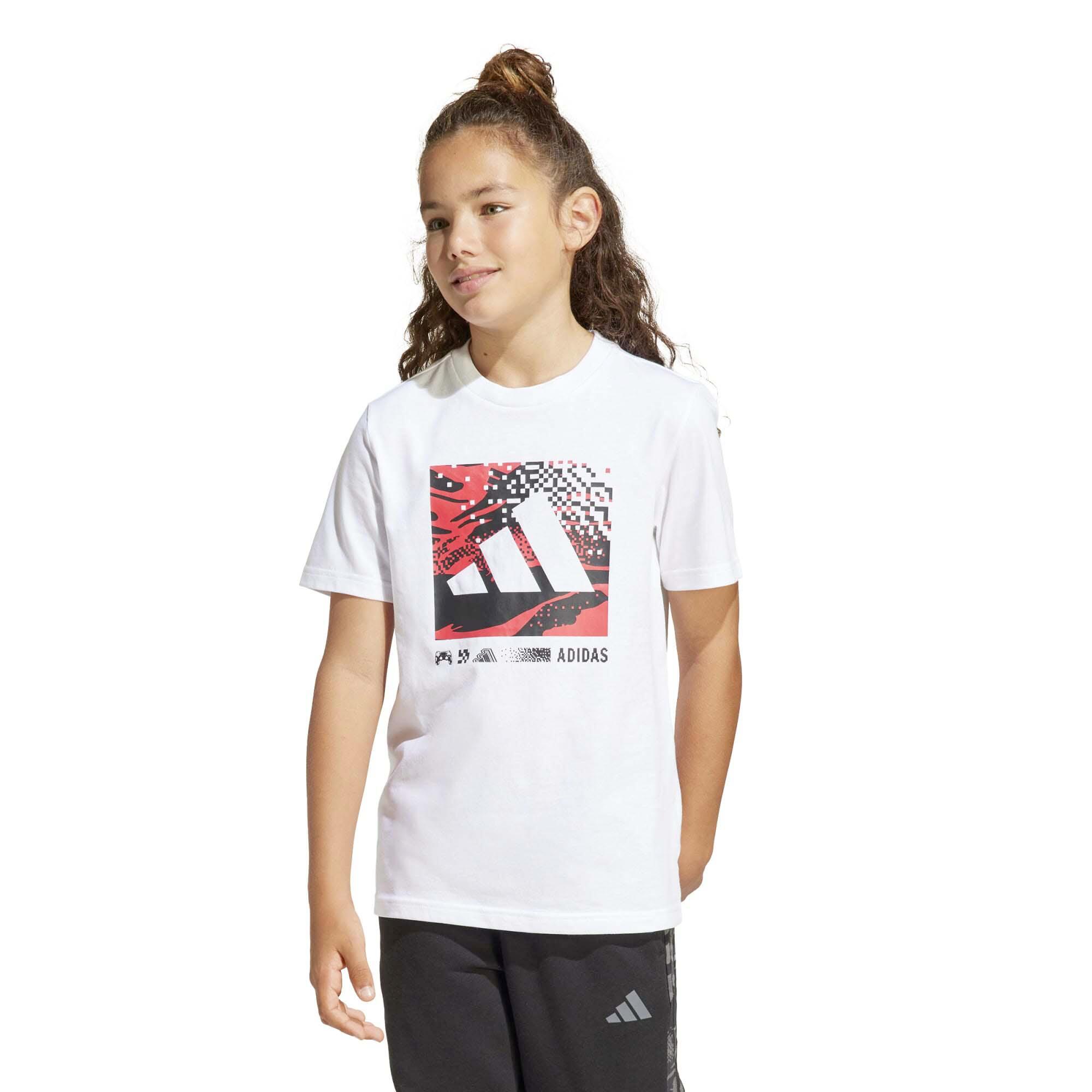 T-Shirt Adidas Sport J Camo Logo Tee Junior 4/5