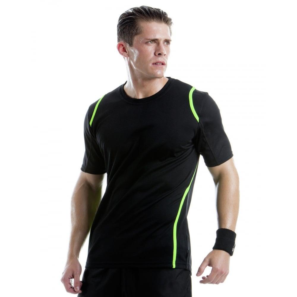 Cooltex® Calções Sleeved T-Shirt / Moda esportiva masculina (Cal 3/3
