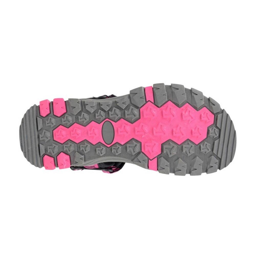 Sandali Logo Donna PDQ Fucsia Nero 3/3