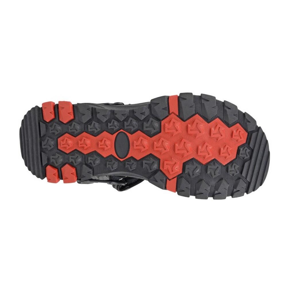 Mens Logo Sandals (Grey/Black) 3/3