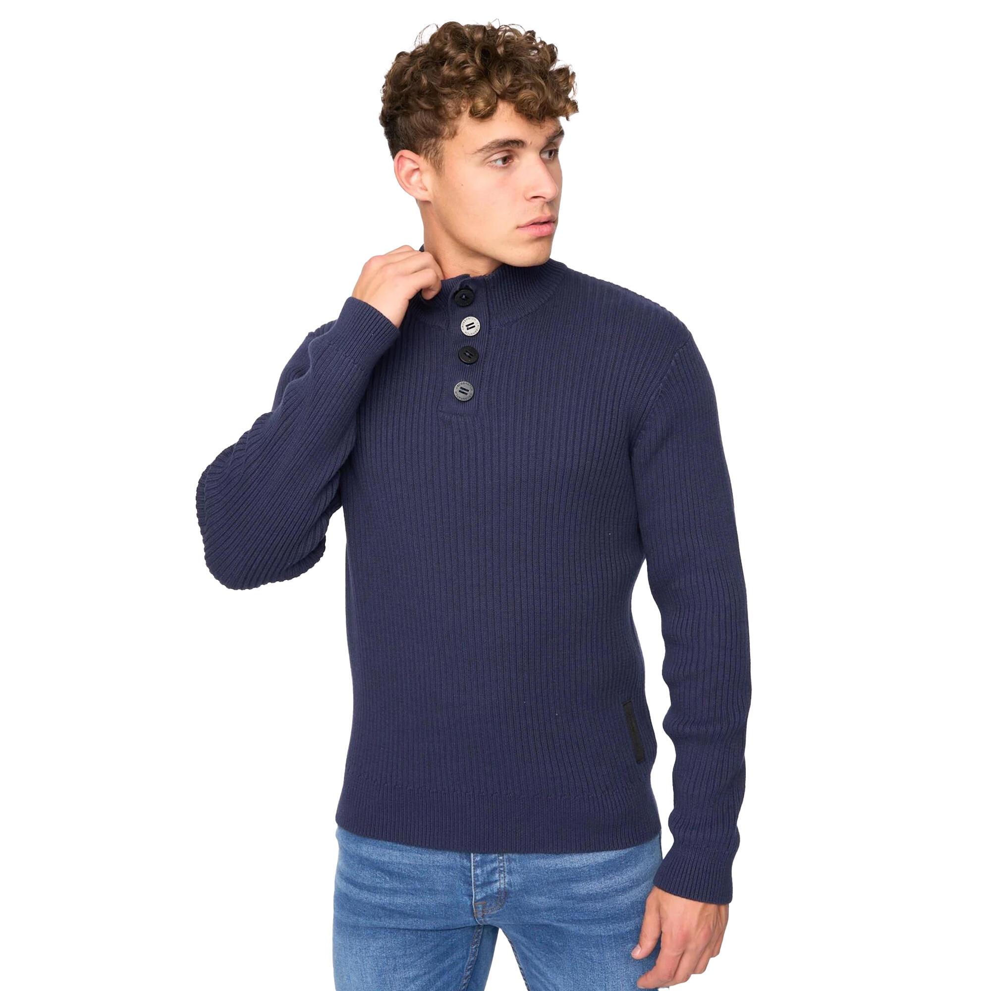 Pull WELLBURYS Homme (Bleu Marine) 3/3
