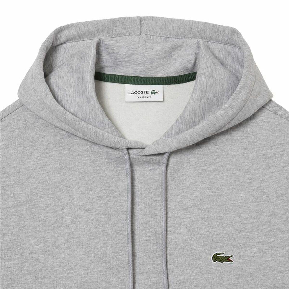 Sweat à capuche homme Lacoste Gris clair 2/5