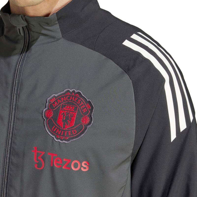 Sweat-Shirt Adidas Sport Mufc Eu Pre Jkt Adulte