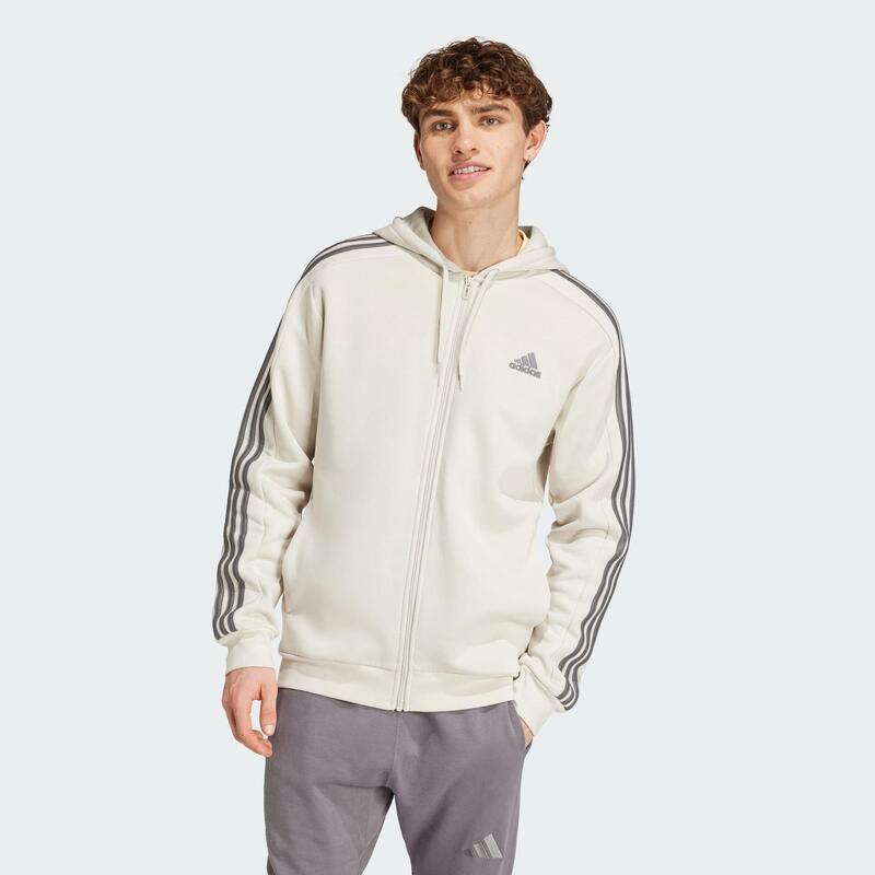 Bluza z kapturem Essentials Fleece 3-Stripes Full-Zip