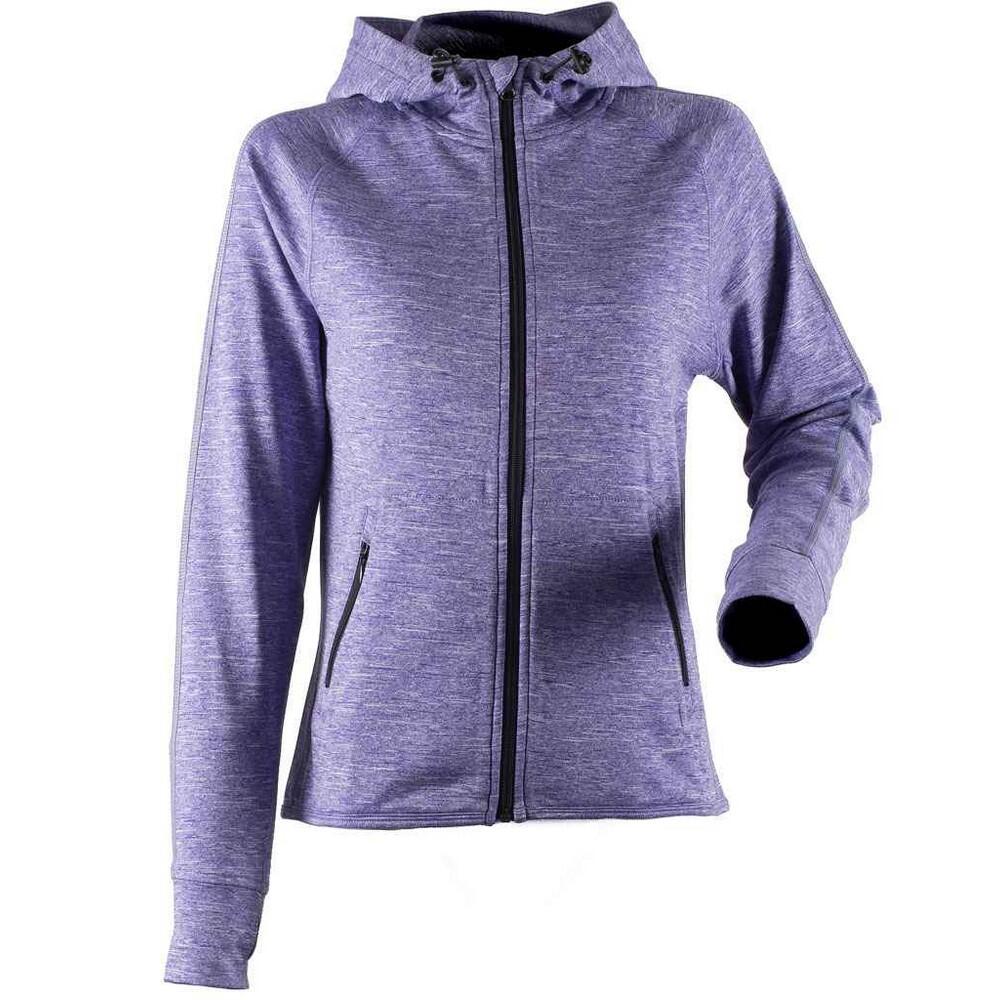 TOMBO Womens/Ladies Lightweight Running Hoodie (Purple Marl)