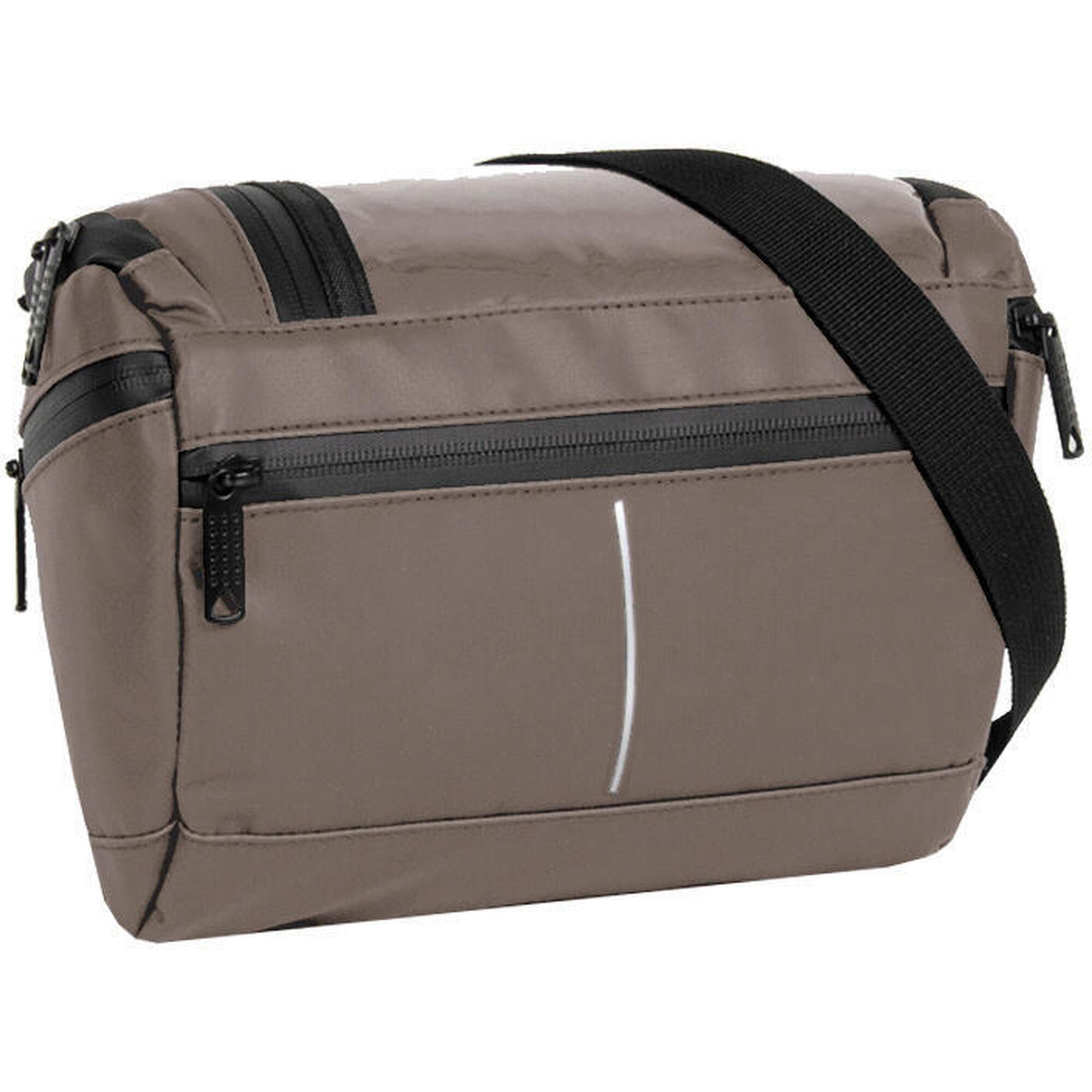 Sac de guidon de vélo imperméable avec bandoulière 5L - Taupe