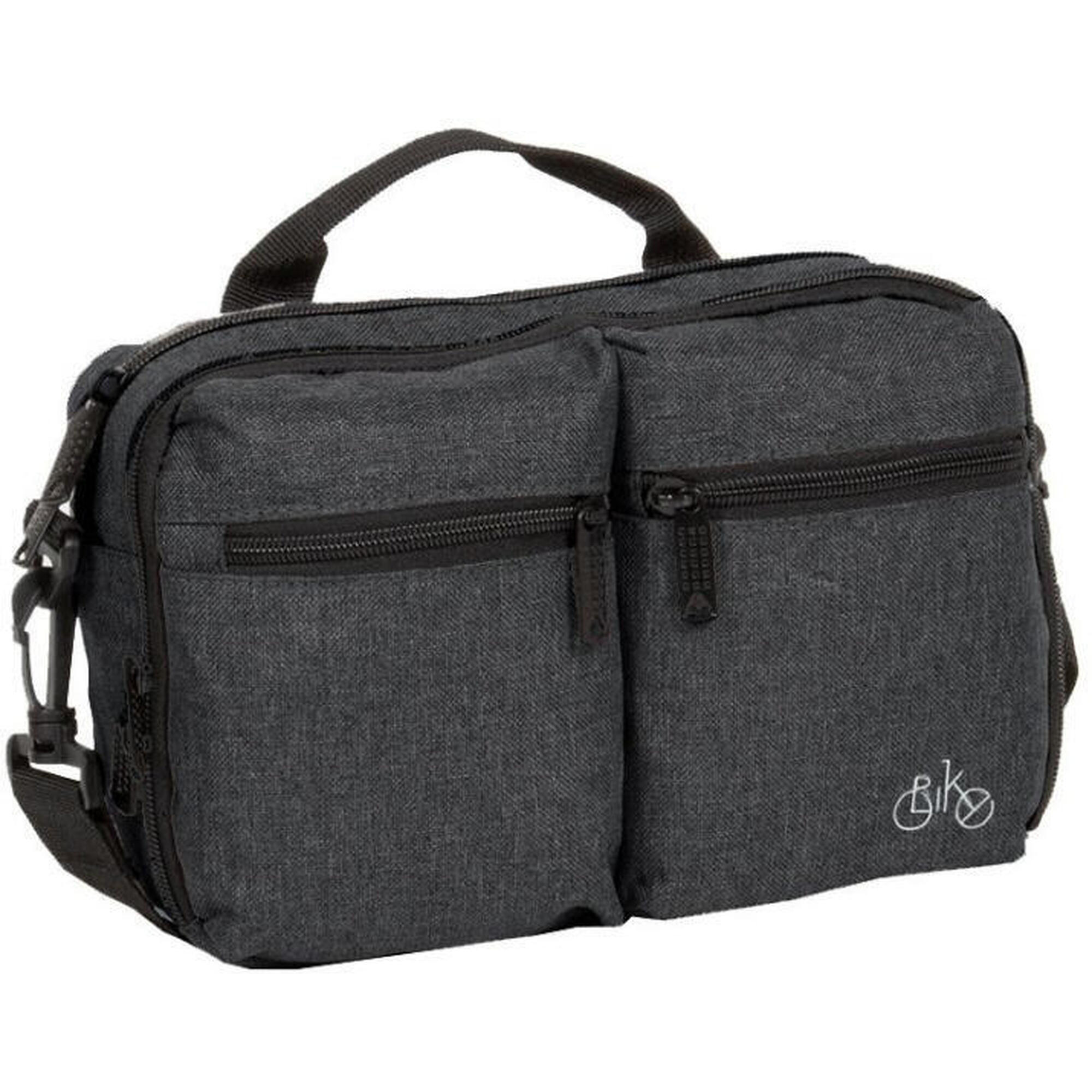 Sac de guidon Bike Drops avec bandoulière - 3L noir