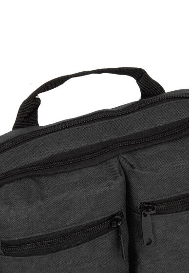Fahrradtropfen Lenkerbeutel mit Schultergurt - 3L Schwarz 4/7