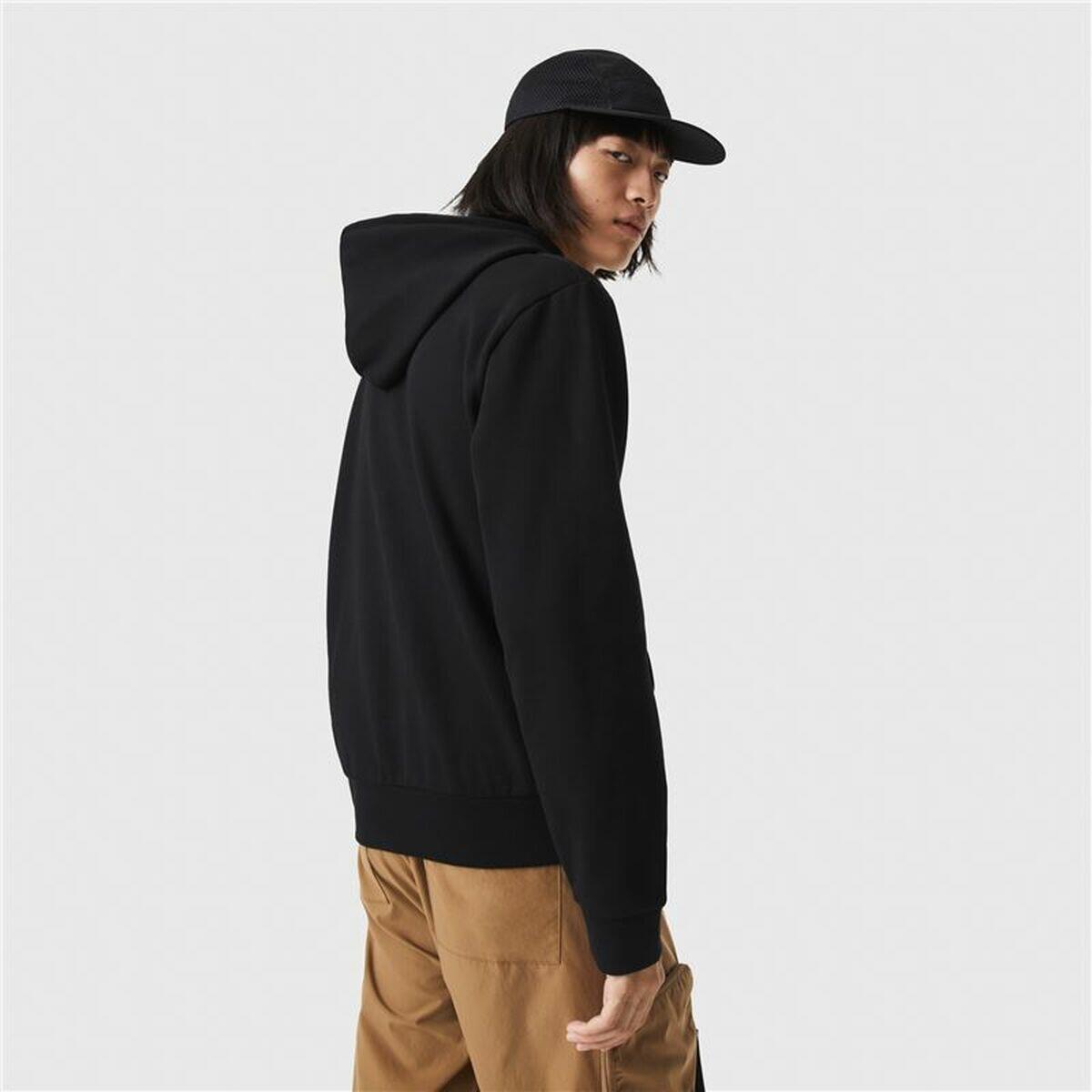 Bluza z kapturem Męska Lacoste Czarny 4/7
