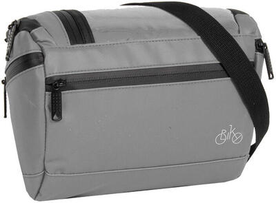 Wasserfester Carbon Fahrradrucksack mit Schultergurt - 5L Grau