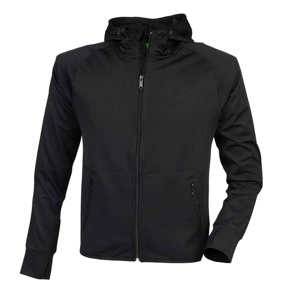 TOMBO Womens/Ladies Lightweight Running Hoodie (Black)