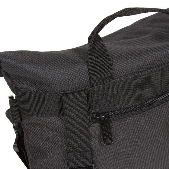 Fahrradtropfen Lenkerbeutel mit Schultergurt aus Nylon, 6L, Schwarz 6/7
