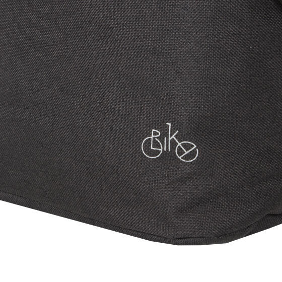 Fahrradtropfen Lenkerbeutel mit Schultergurt aus Nylon, 6L, Schwarz 5/7