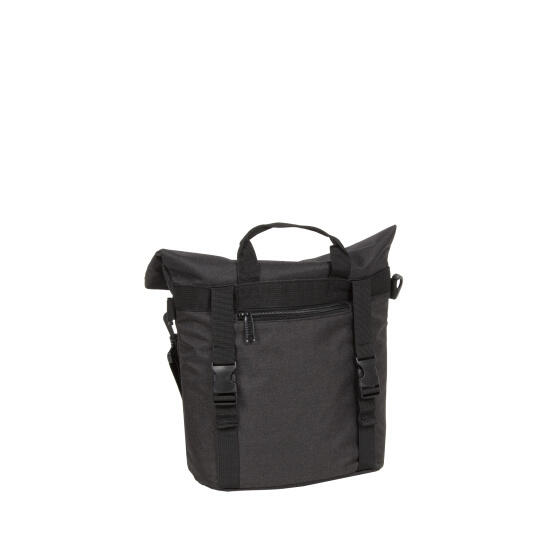 Fahrradtropfen Lenkerbeutel mit Schultergurt aus Nylon, 6L, Schwarz 3/7