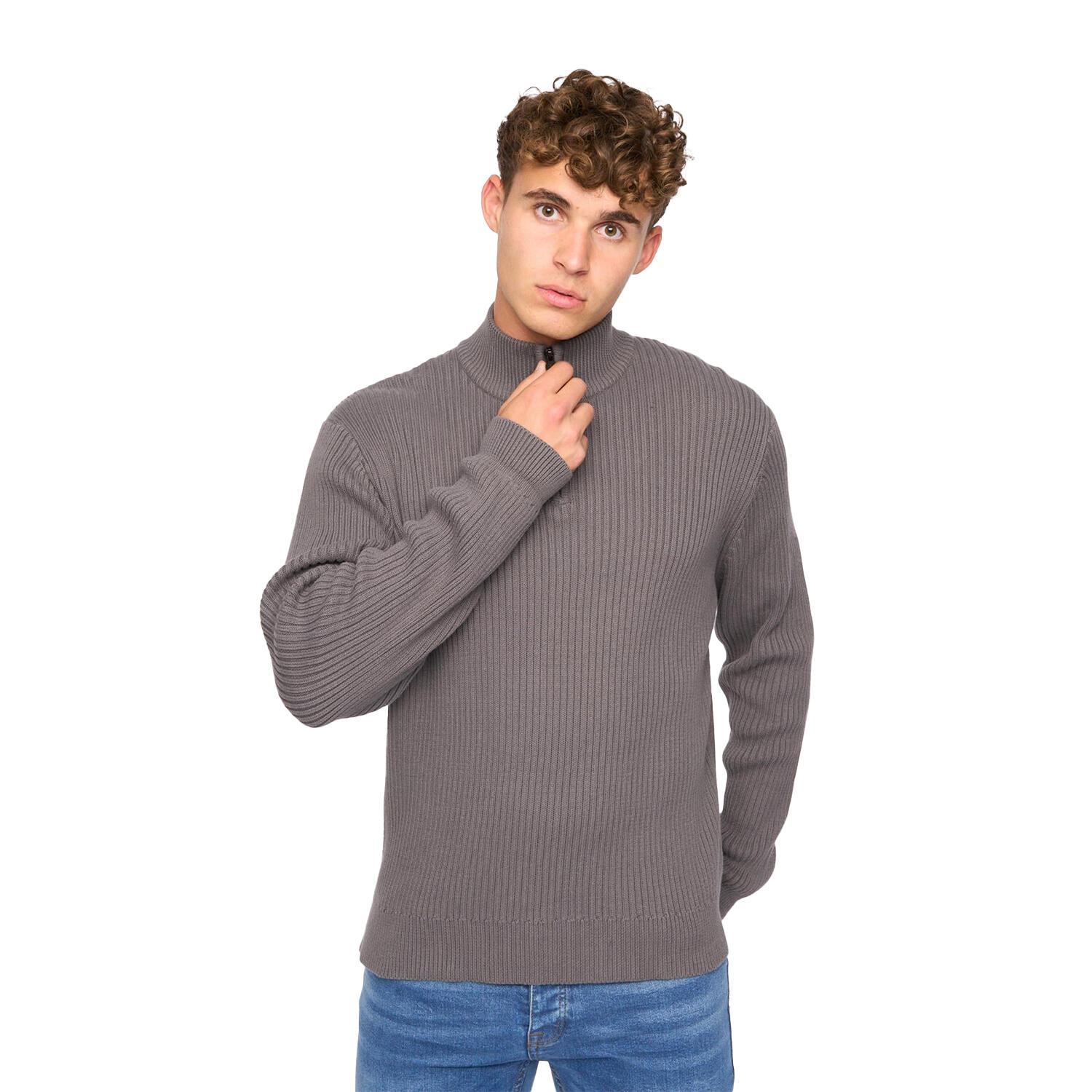 Pull HAVALINE Homme (Gris Charbon) 2/4