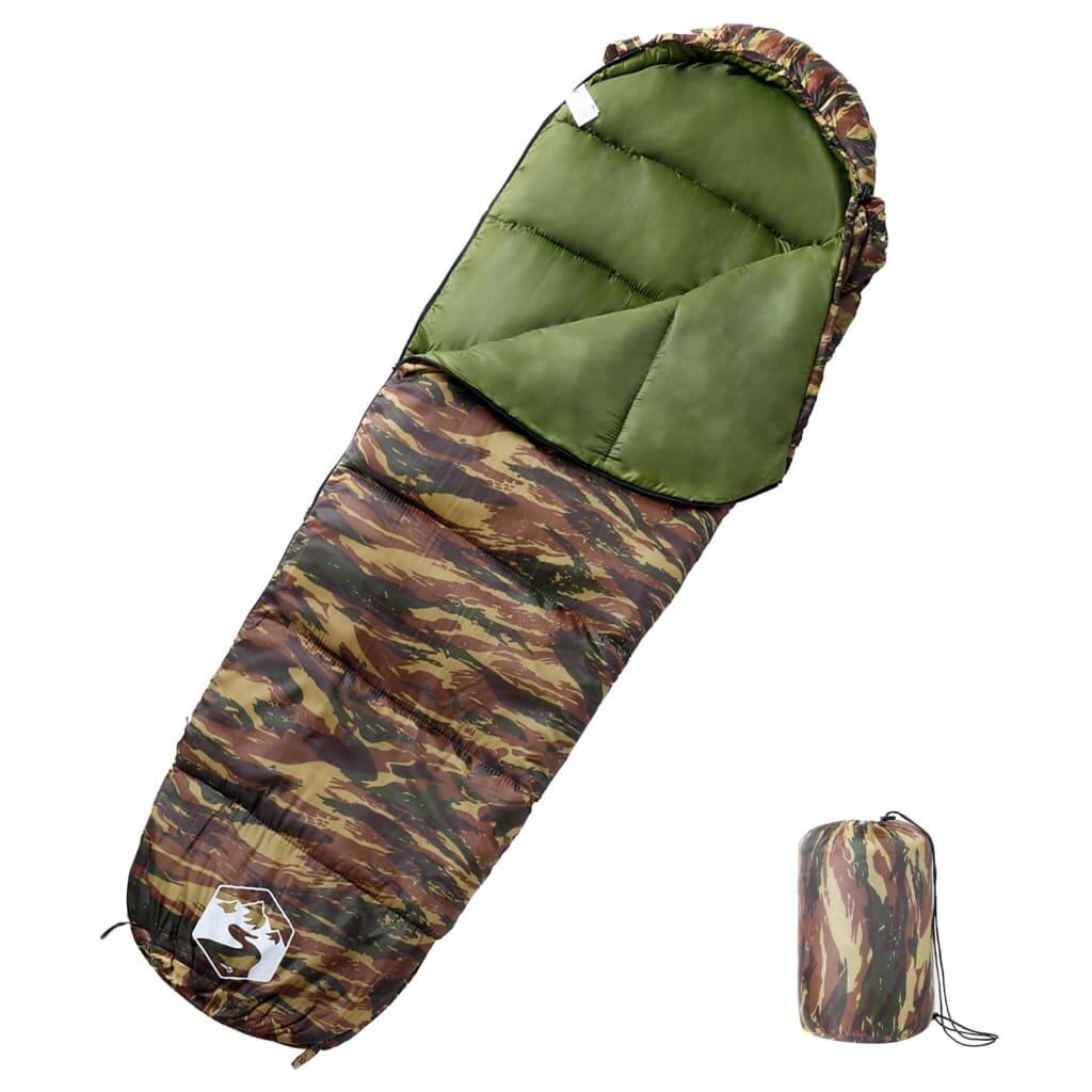 VidaXL Mummy Sleeping Bag Camouflage