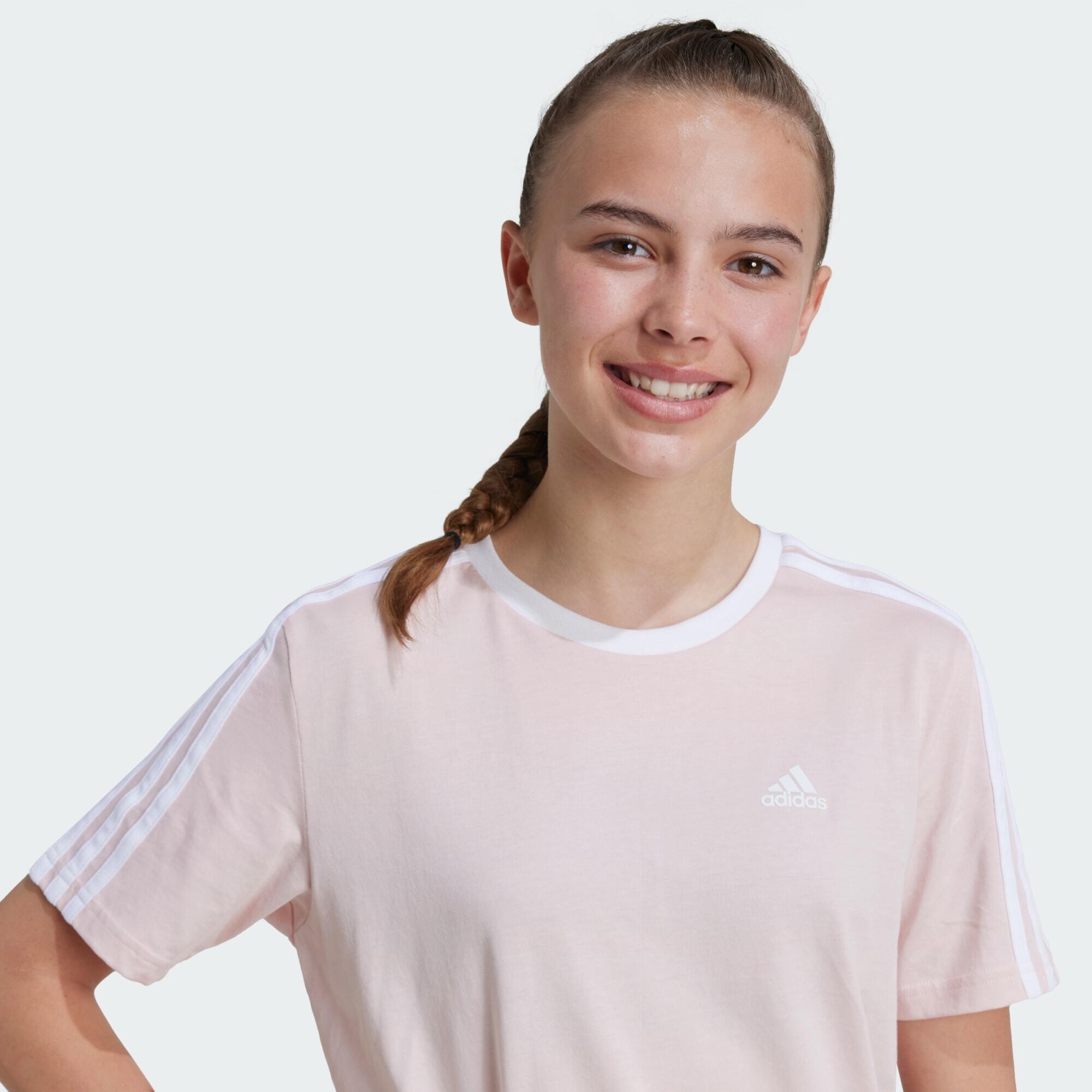 T-shirt Boyfriend em Algodão 3-Stripes Essentials 5/5