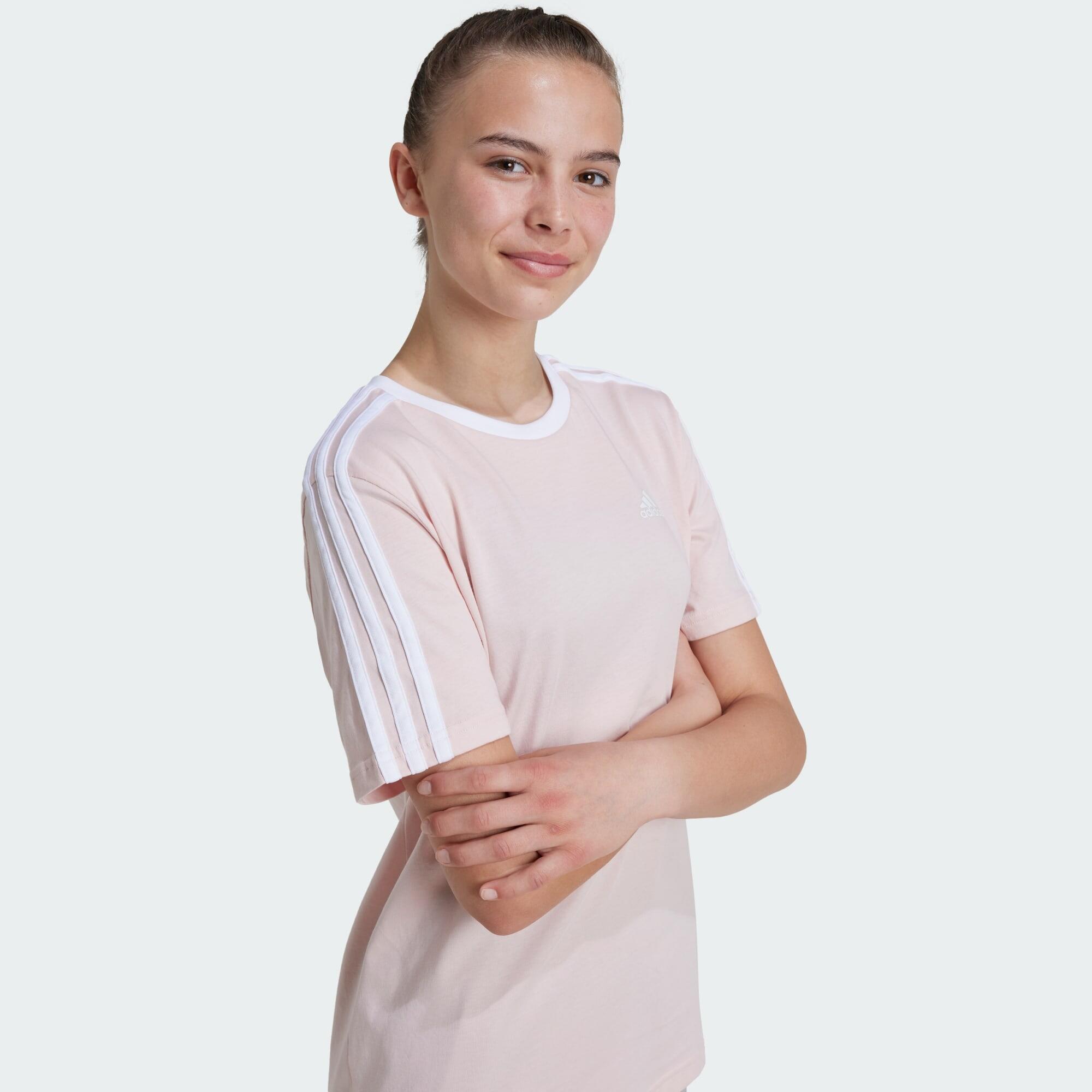 T-shirt Boyfriend em Algodão 3-Stripes Essentials 4/5