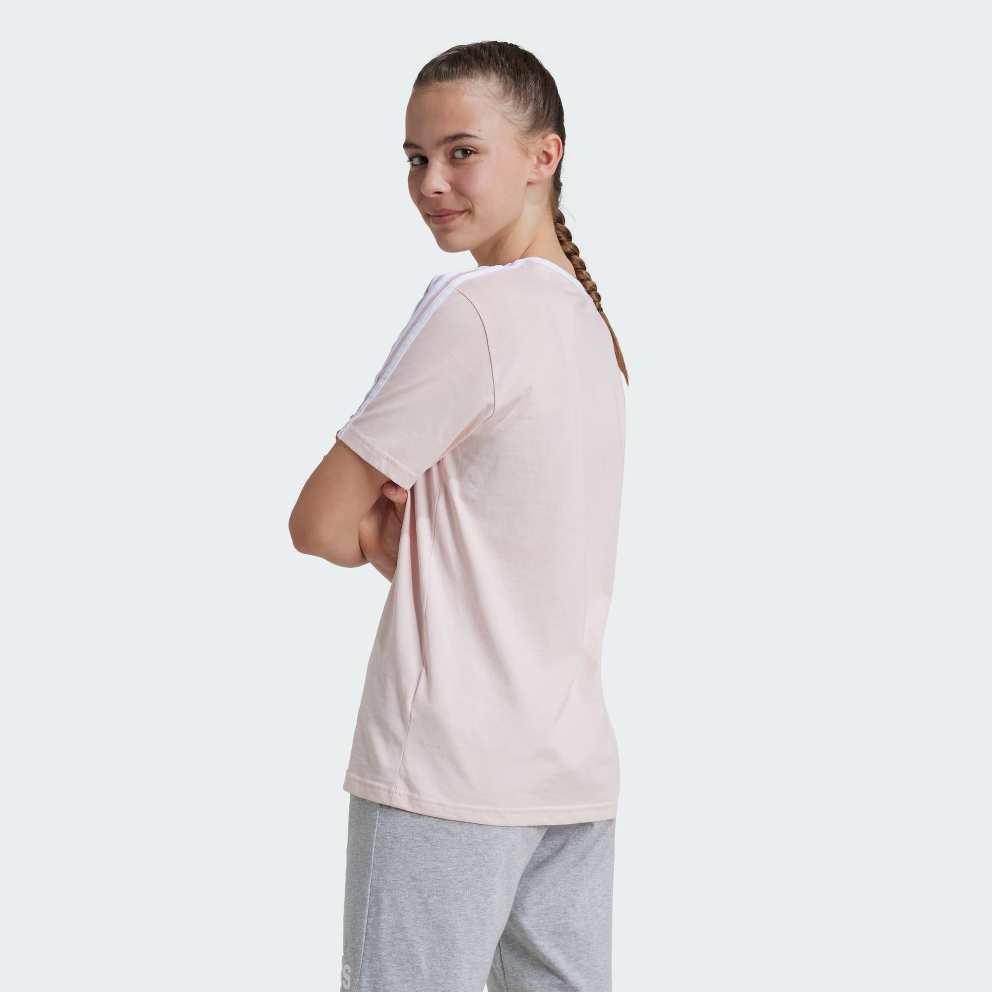 T-shirt Boyfriend em Algodão 3-Stripes Essentials 3/5