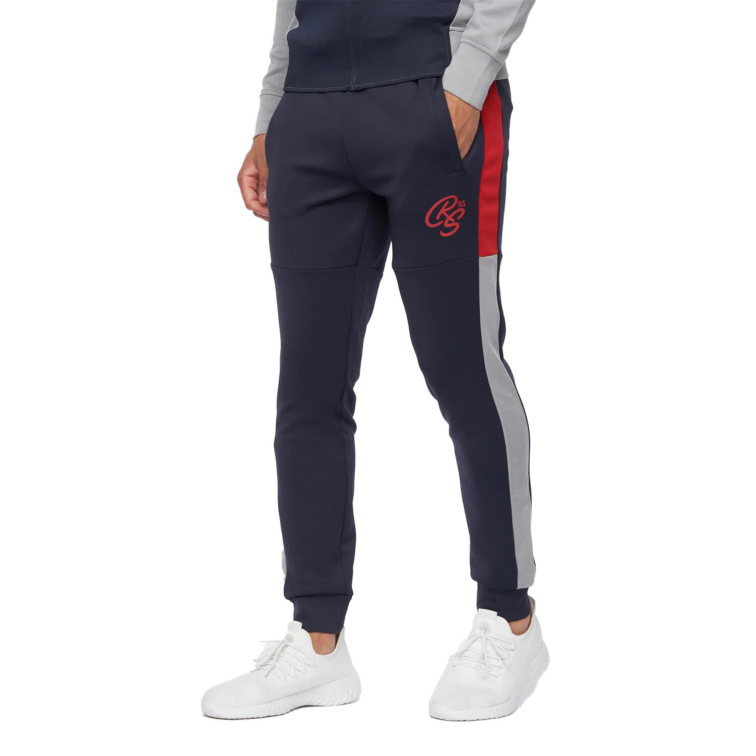 Mens Brayden Tracksuit (Navy) 3/4