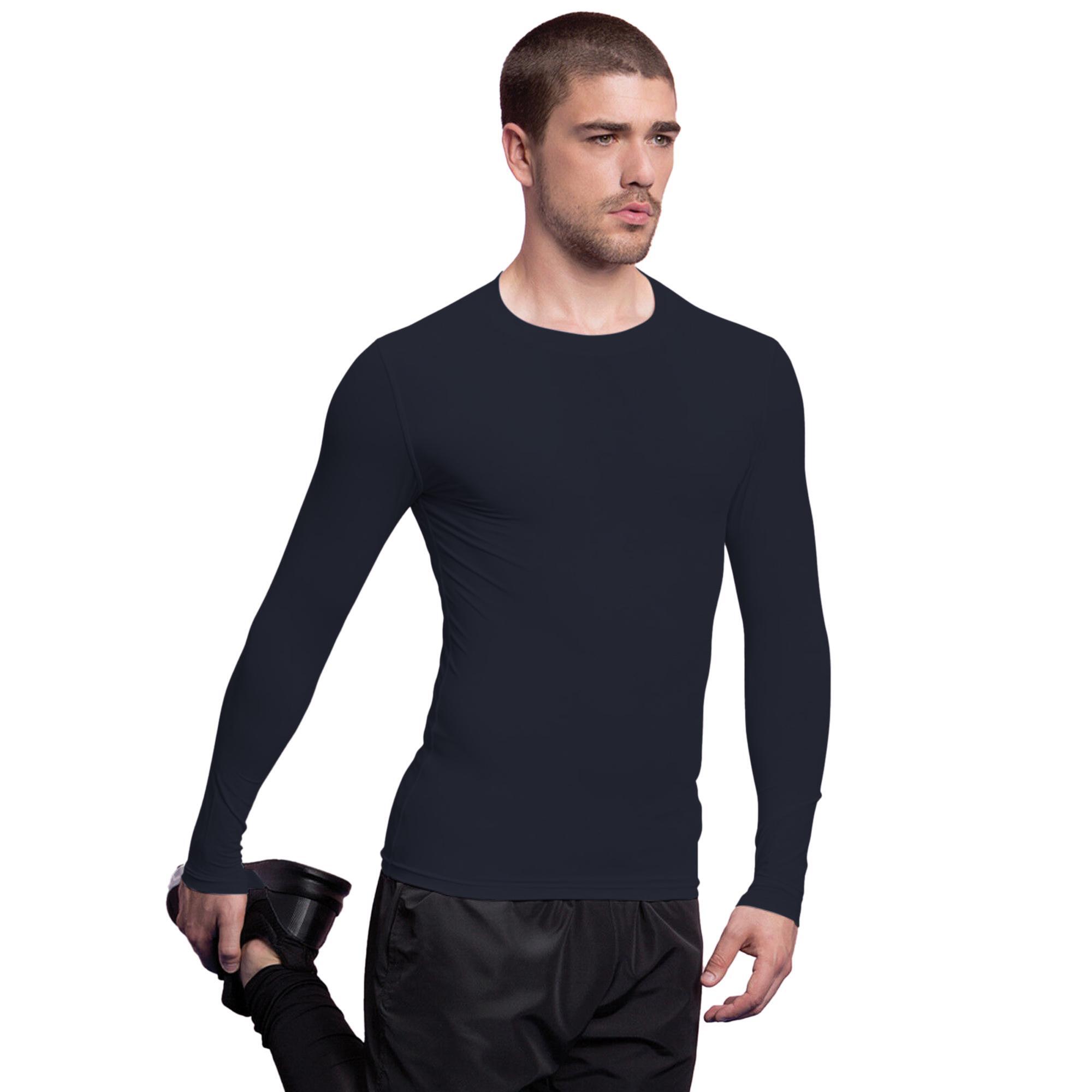 ® Heren Warmtex® Basislaag met lange mouwen / Herensportkleding (Marineblauw) 3/3