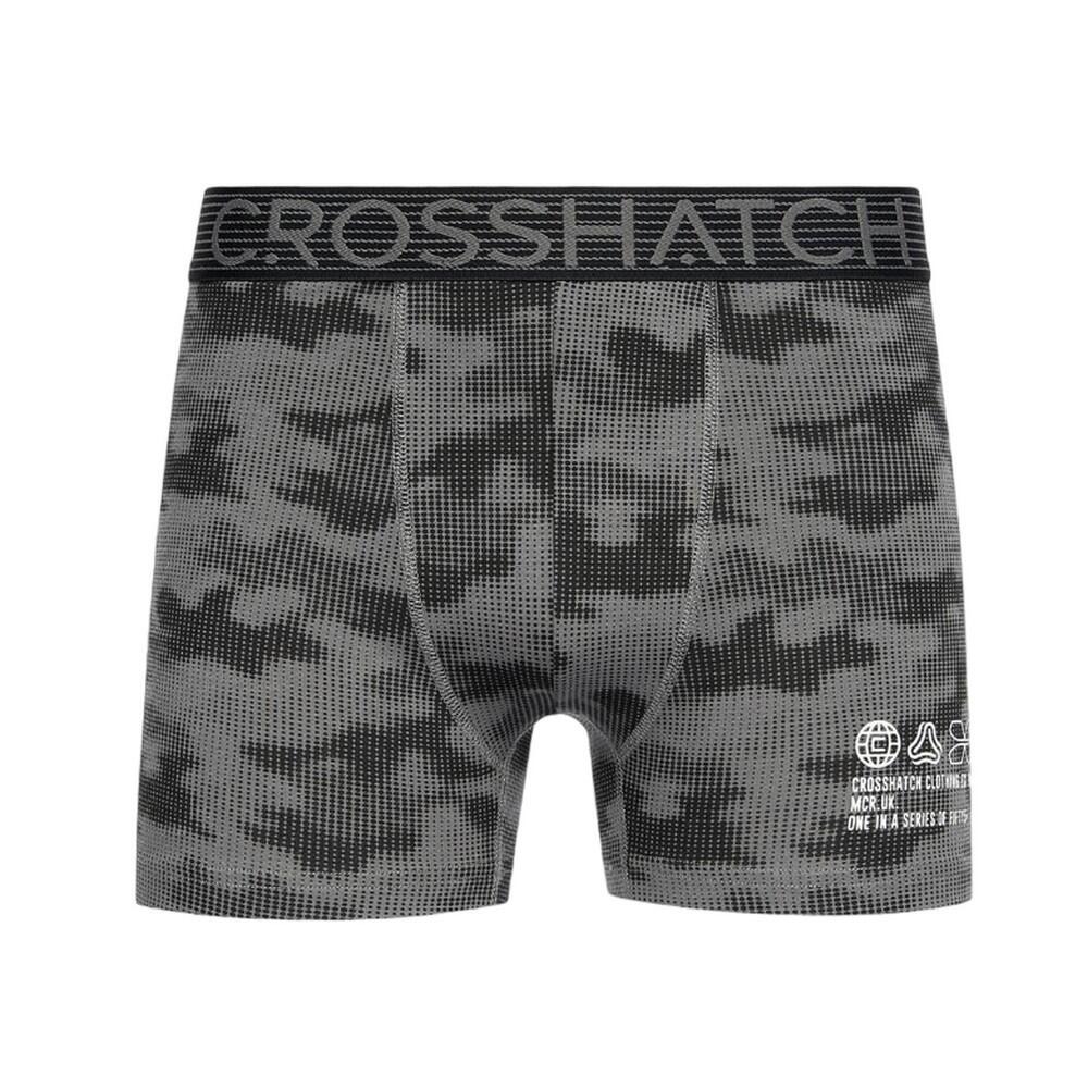 Boxers BUZZARD Homme (Noir / Gris) 2/6