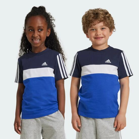 T-shirt en coton colorblock Tiberio 3-Stripes Enfants