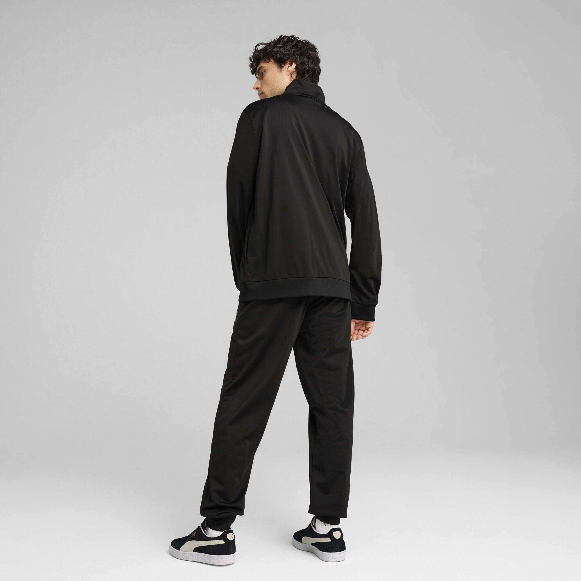 Fato-de-treino corrida Homem Paspas Poly Treiningsanzug Mit Paspeln PUMA Black 5/7