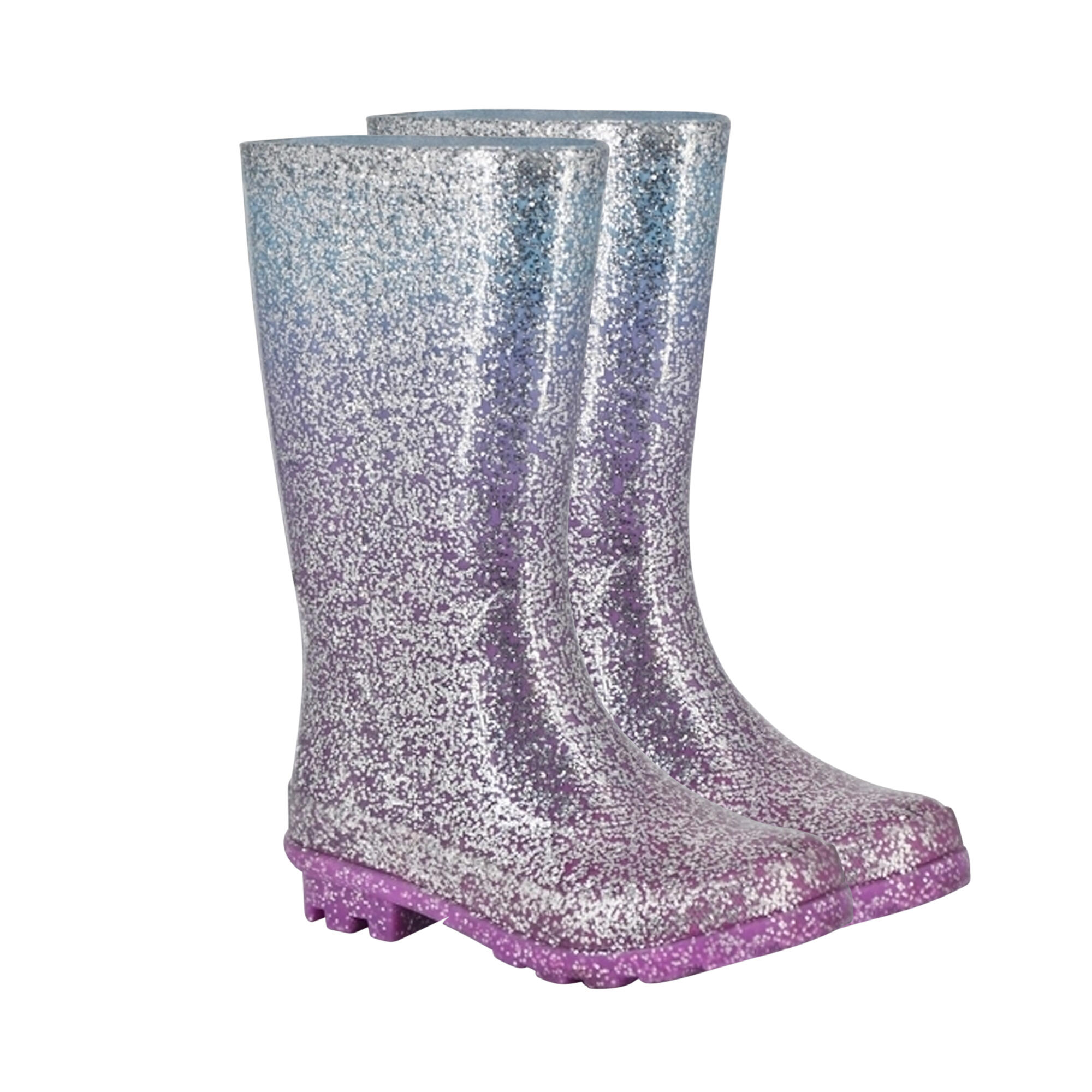 Gummistiefel, Glitzer Mädchen Flieder 2/2