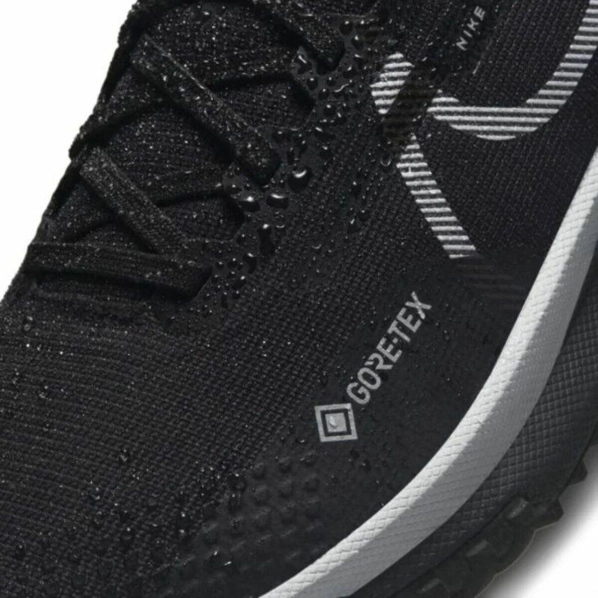 Schuhe React Pegasus Trail 4 Gore-Tex Black Wolf Grey | Decathlon