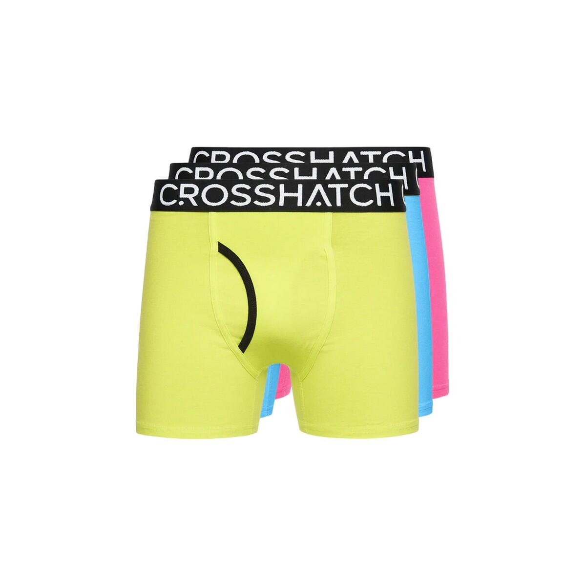 Mens Trioglow Bright Boxer Shorts (Pack of 3) (Black) 1/4