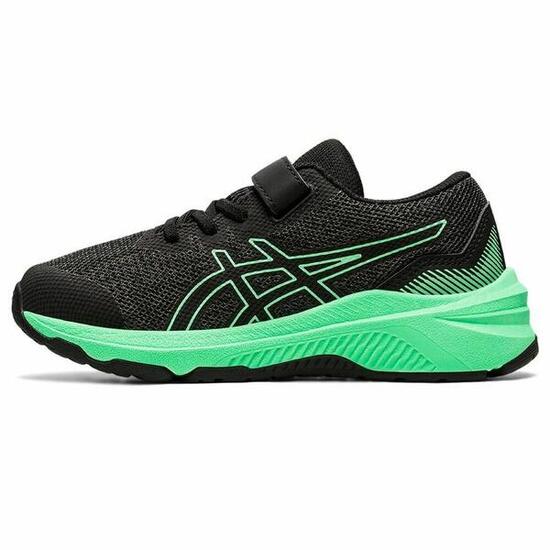 Scarpe da Running per Bambini Asics GT-1000 11 Nero/Verde