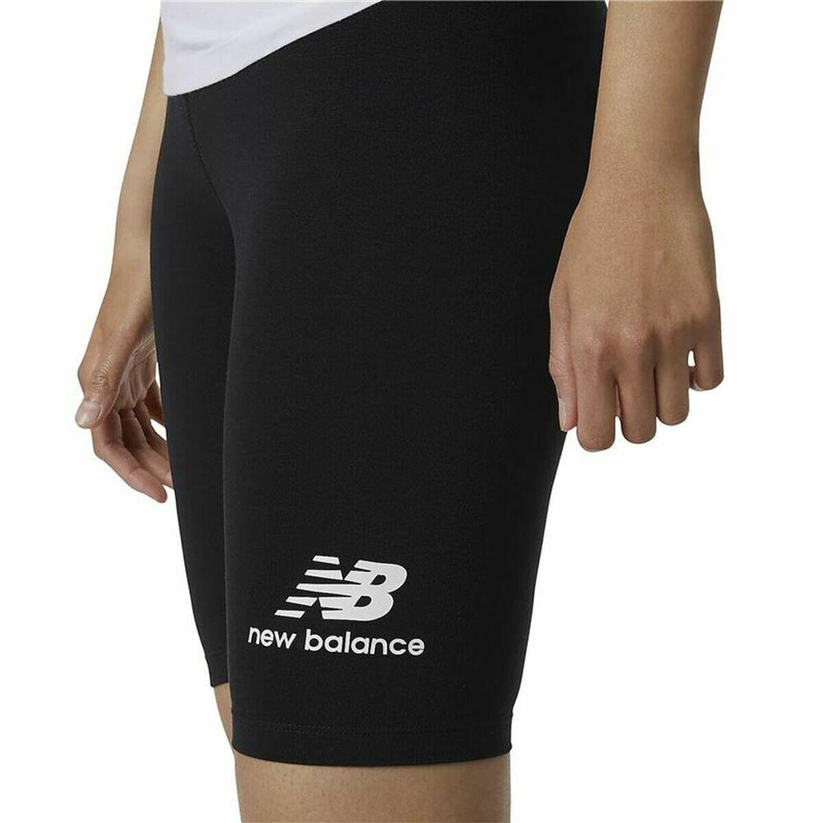Leggings Sportivo da Donna New Balance Essentials Stacked Fitted Nero 4/5