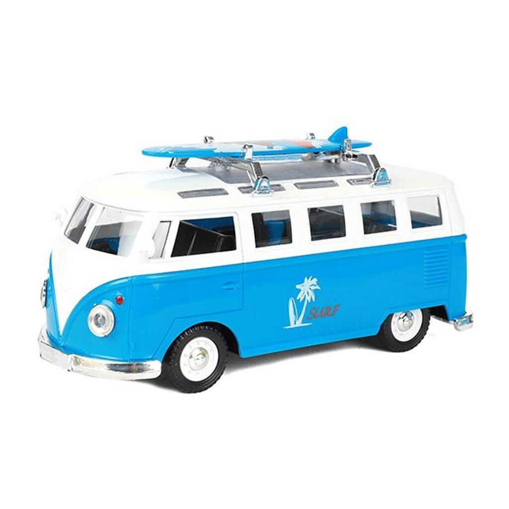Metal vw bus + licht en geluid assorti 6/7