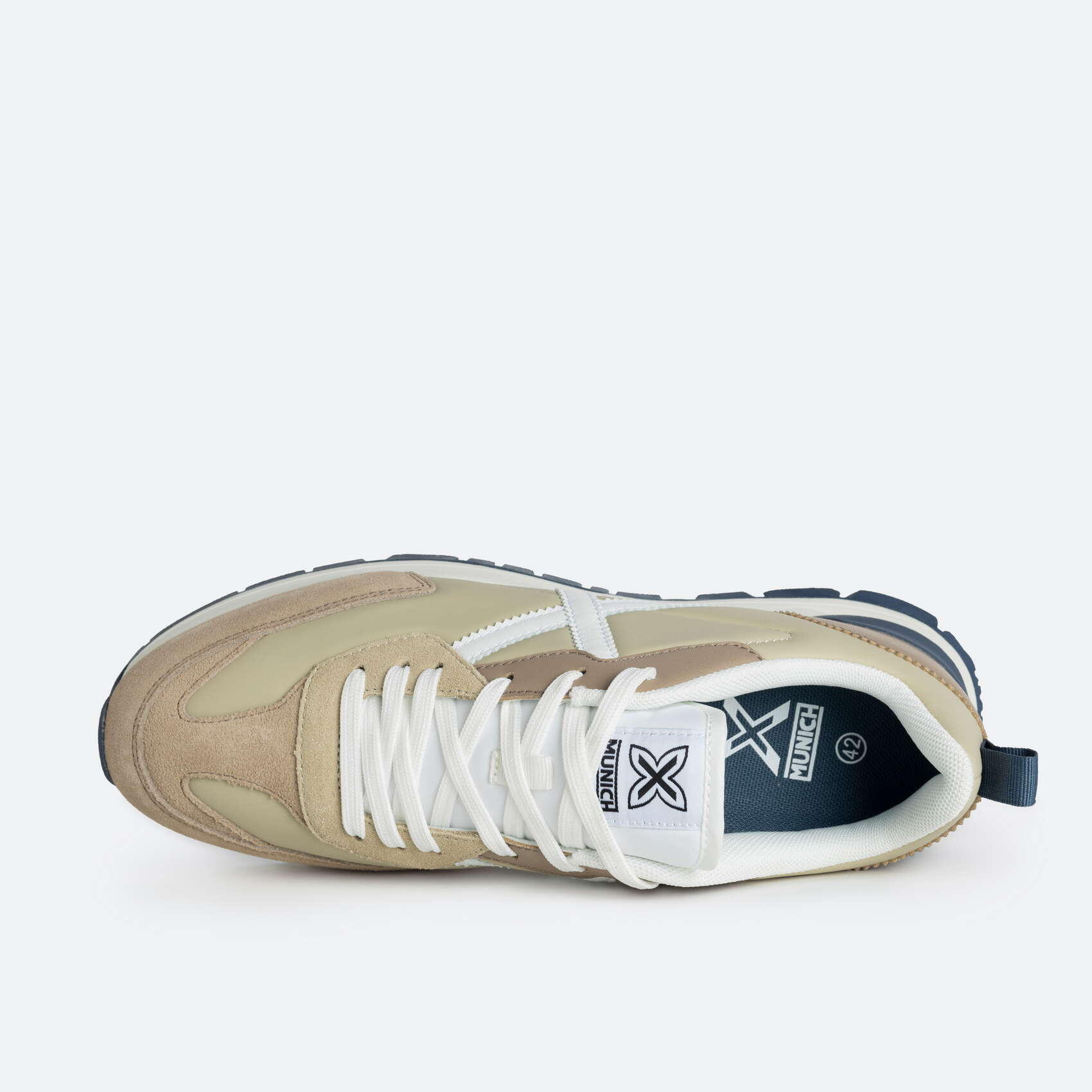 Zapatillas Casual Hombre Munich Versatile 02 Beige 3/5
