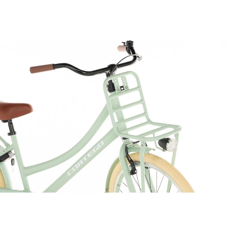 Cortego Transporter Vélo pour Filles 24 pouces - Vert - Vélo de Transport