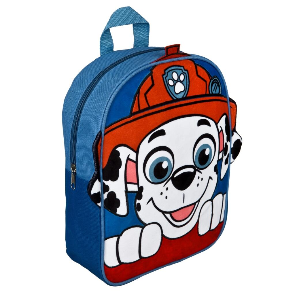 PAW PATROL Paw Patrol pluche rugzak marshall 31x25.5x8.5 cm blauw