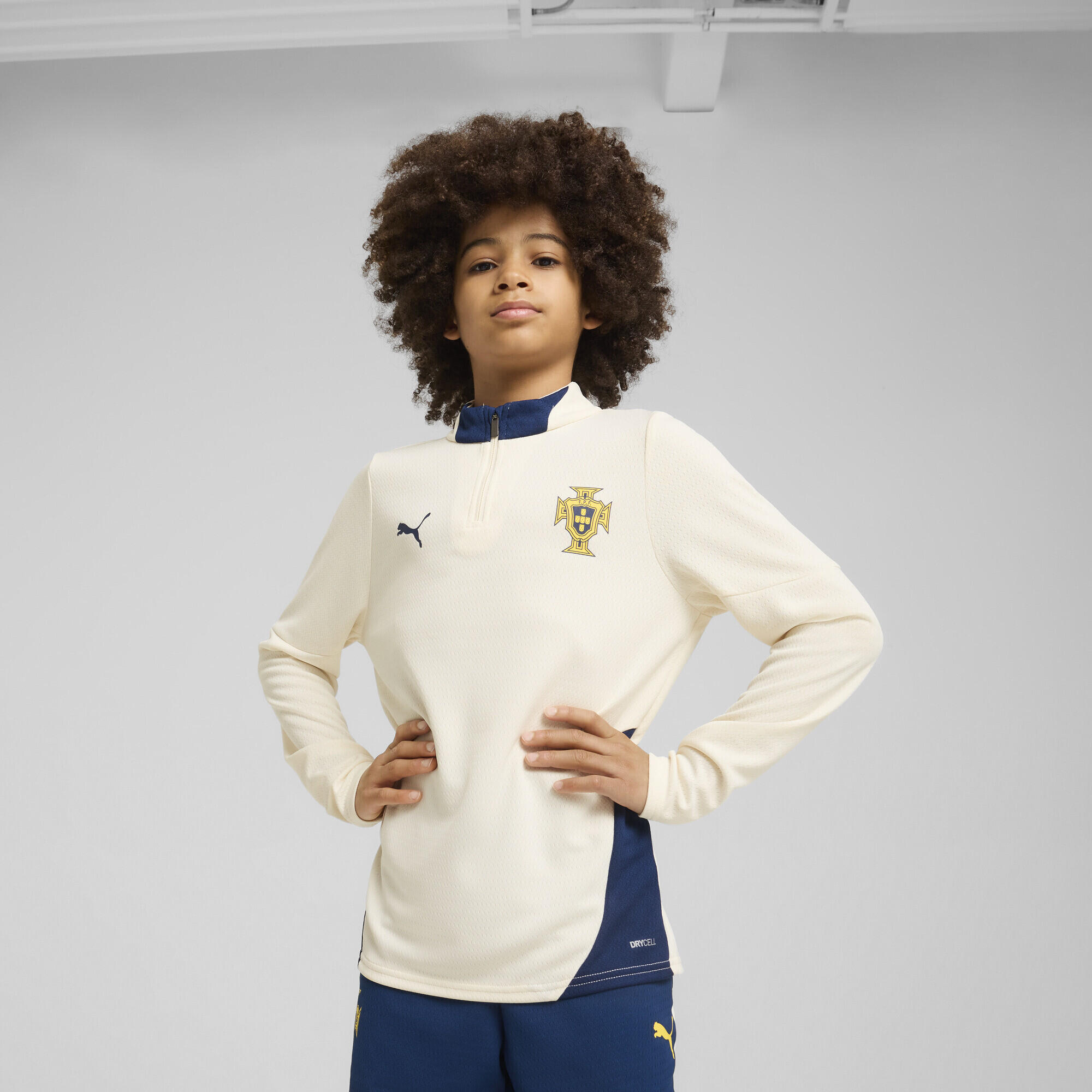 Casaco Infantil Portugal Trainingstop Mit Kurzem Reißverschluss PUMA 2/7