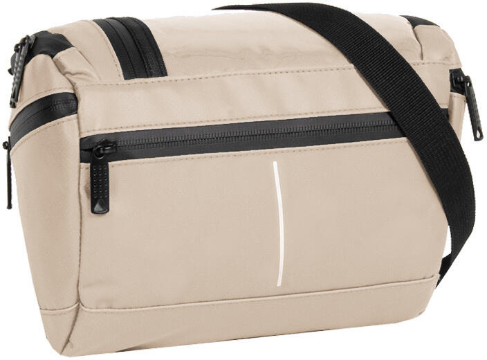 BIKE Beige wasserabweisende Fahrradtasche mit Schultergurt 5L