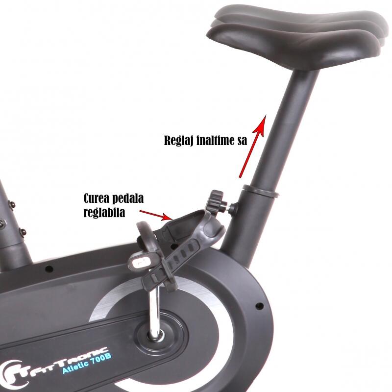 Bicicleta magnetica FitTronic® Atletic 700B