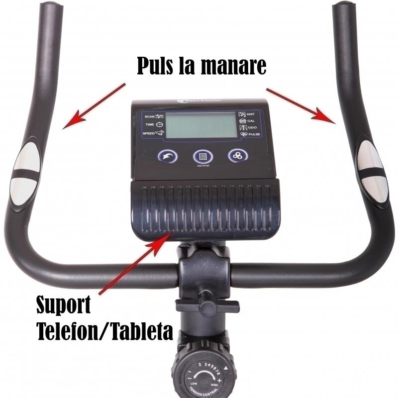 Bicicleta magnetica FitTronic® Atletic 700B