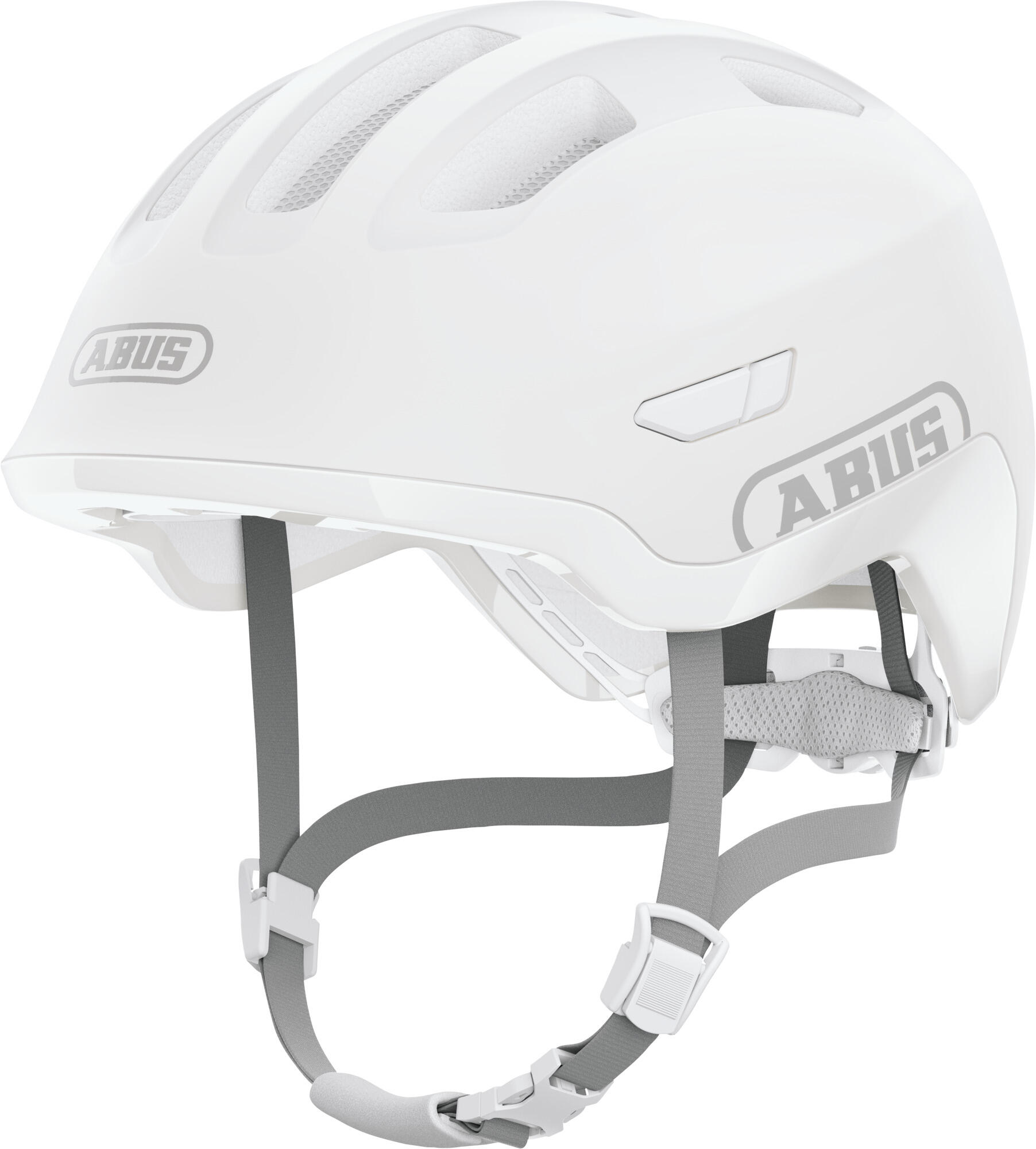 ABUS Abus Smiley 3.0 ACE LED Kinderhelm - Wit M 50-55cm